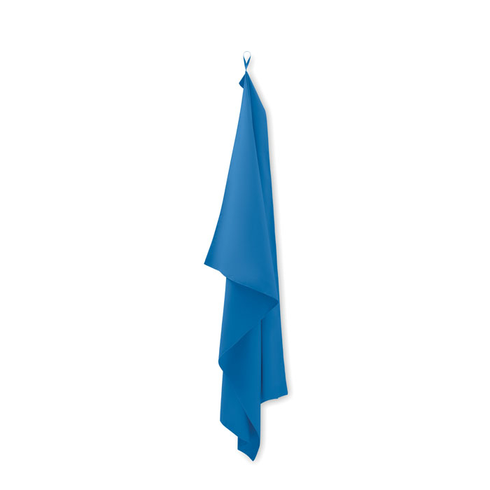 Serviette publicitaire grand format 100 × 150 cm Atoll 100 Bleu royal